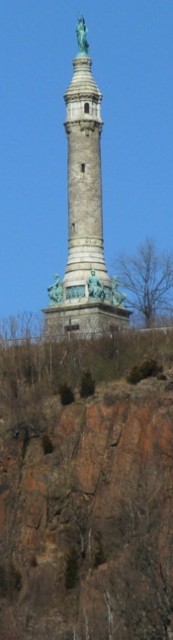 Soldiers and Sailors Monument, Angel of Peace, Moffit & Doyle, 1887, New Haven, CT.