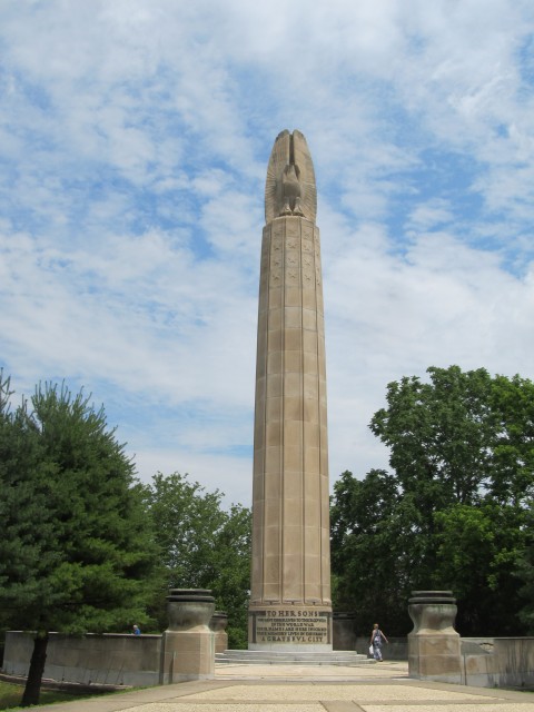 1.1.2 World War Monument, Magongle, Harold Van Buren, 1928, New Britain, CT. Development of preservation plan.