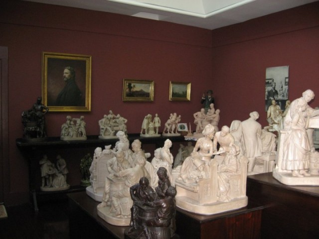 1.2.4. Rogers Studio and Plaster Groups, John, Rogers, 19th Century, New Canaan Historical Society, CT.  Overview of Rogers Groups.