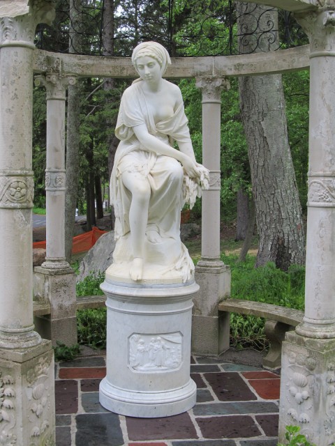 2.1.17 Ruth, Giovanni Batista Lombardi, 1862, Rome,  Stamford Museum and Nature Center, CT. Overview after conservation cleaning.