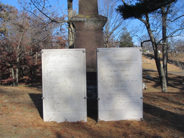 2.2.12 Captain John and Mary Rider, 1833, Danbury, CT. Front overview after consolidation and additional treatment.
