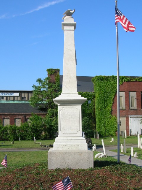 2.2.5 Milk Row Civil War Monument, 1863, Somerville, MA. One of the first Civil War monuments in America errected during the war.