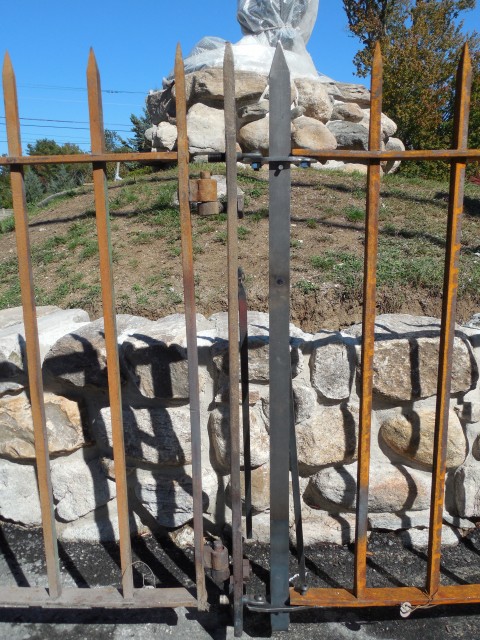 2.6.18 Westport Minute Man Monument Wrought Iron Fence. Replacement elements.