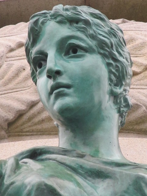 2.7.16 Victory Sculpture,Moffit & Doyle, 1887, New Haven, CT. Patina and protective coating after treatment.