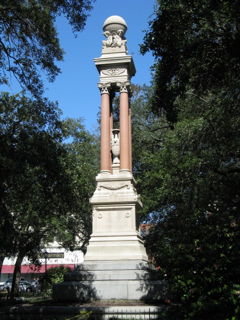 6.2.1. Gordon Monument, Van Brunt & Howe, 1883, Savannah, GA. Overview of monument after conservation treatment.