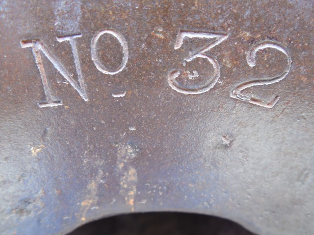 6.7.1 30lb Parrott Rifles, #32, 1861, Derby CT. Detail of the 4,200 pound iron cannon cast at West Point Foundry, NY.