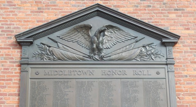 6.8.8  Middletown Armory, WWI Honor Rolls, Middletown, CT.