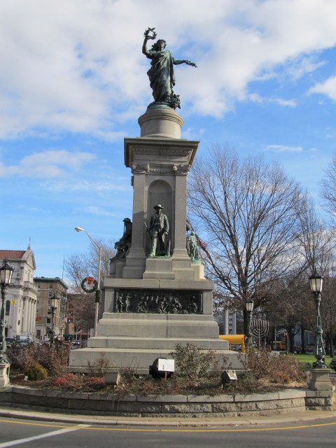 1.6.8 Soldiers Monument, George Bissell, 1884, Waterbury, CT.